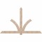 Ekena Millwork Redmond Smooth Timber Gable Bracket, Douglas Fir, 96"W x 60"H x 1 1/2"D x 5 1/2"F, 15/12 Pitch GBW096X60X0206RED00SDF - alternate 1